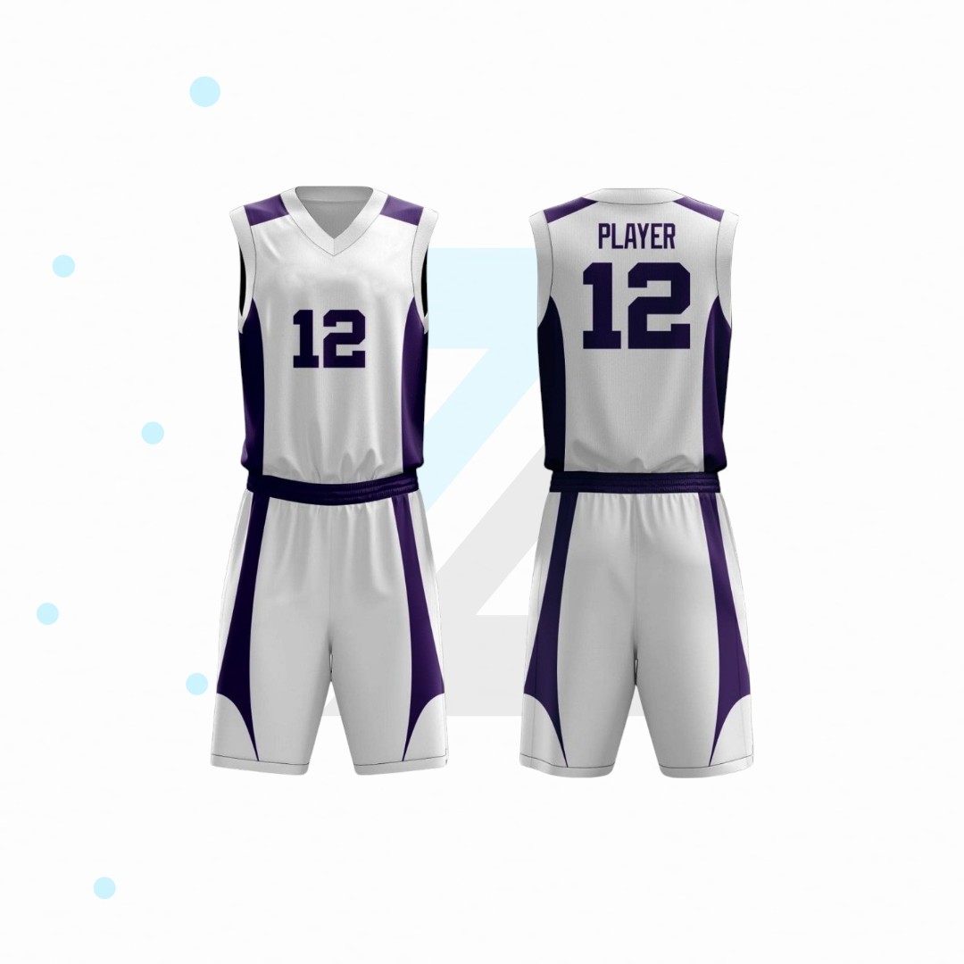 Elite Pro Basketball Uniform Set | Custom Sublimated Jersey & Shorts | Lightweight Performance Wear angle 9